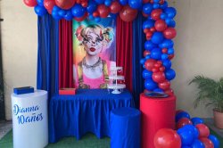  decoración y candy bar nanny heart 7