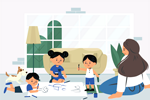 Niños felices - Nanny Heart